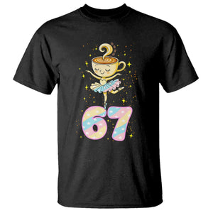 Funny Ballerina Cappuccina Ballet Six Seven T Shirt Brainrot Meme Pastel Gift TS12 Black Print Your Wear