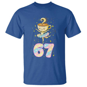 Funny Ballerina Cappuccina Ballet Six Seven T Shirt Brainrot Meme Pastel Gift TS12 Royal Blue Print Your Wear