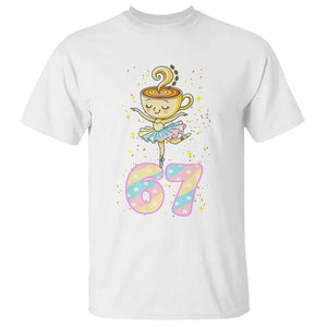 Funny Ballerina Cappuccina Ballet Six Seven T Shirt Brainrot Meme Pastel Gift TS12 White Print Your Wear