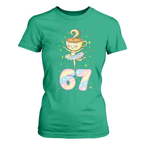 Funny Ballerina Cappuccina Ballet Six Seven T Shirt For Women Brainrot Meme Pastel Gift TS12 Irish Green Print Your Wear