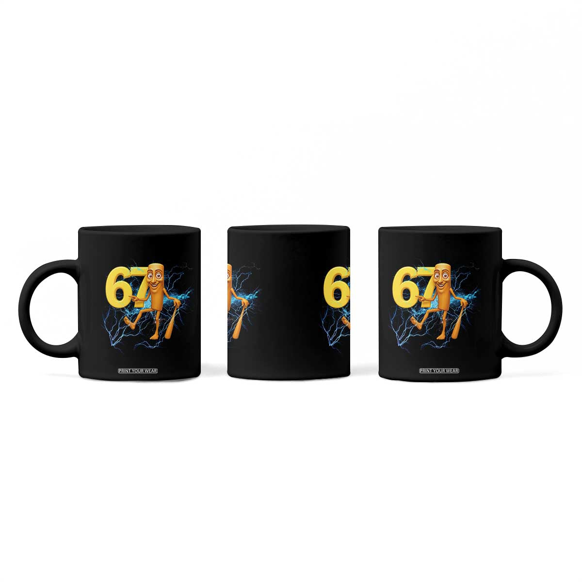 Tung Tung Sahur Six Seven Meme Coffee Mug Funny Gen Z Alpha Gift TS12 Print Your Wear