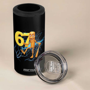 Tung Tung Sahur Six Seven Meme 4 in 1 Can Cooler Tumbler Funny Gen Z Alpha Gift TS12 Print Your Wear