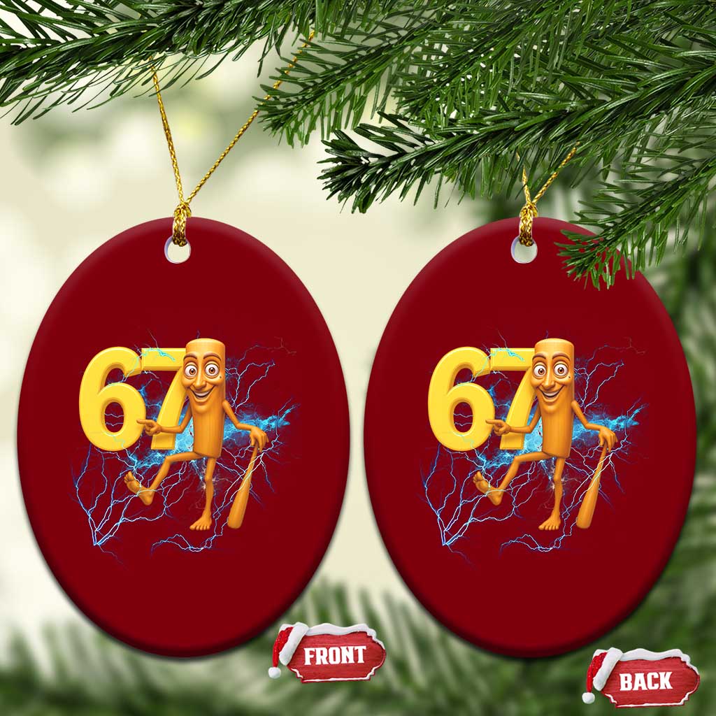 Tung Tung Sahur Six Seven Meme Ceramic Ornament Funny Gen Z Alpha Gift TS12 Print Your Wear