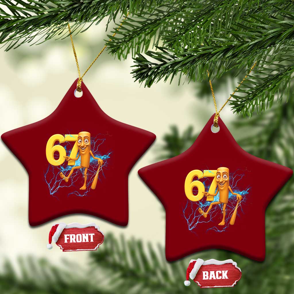 Tung Tung Sahur Six Seven Meme Ceramic Ornament Funny Gen Z Alpha Gift TS12 Print Your Wear