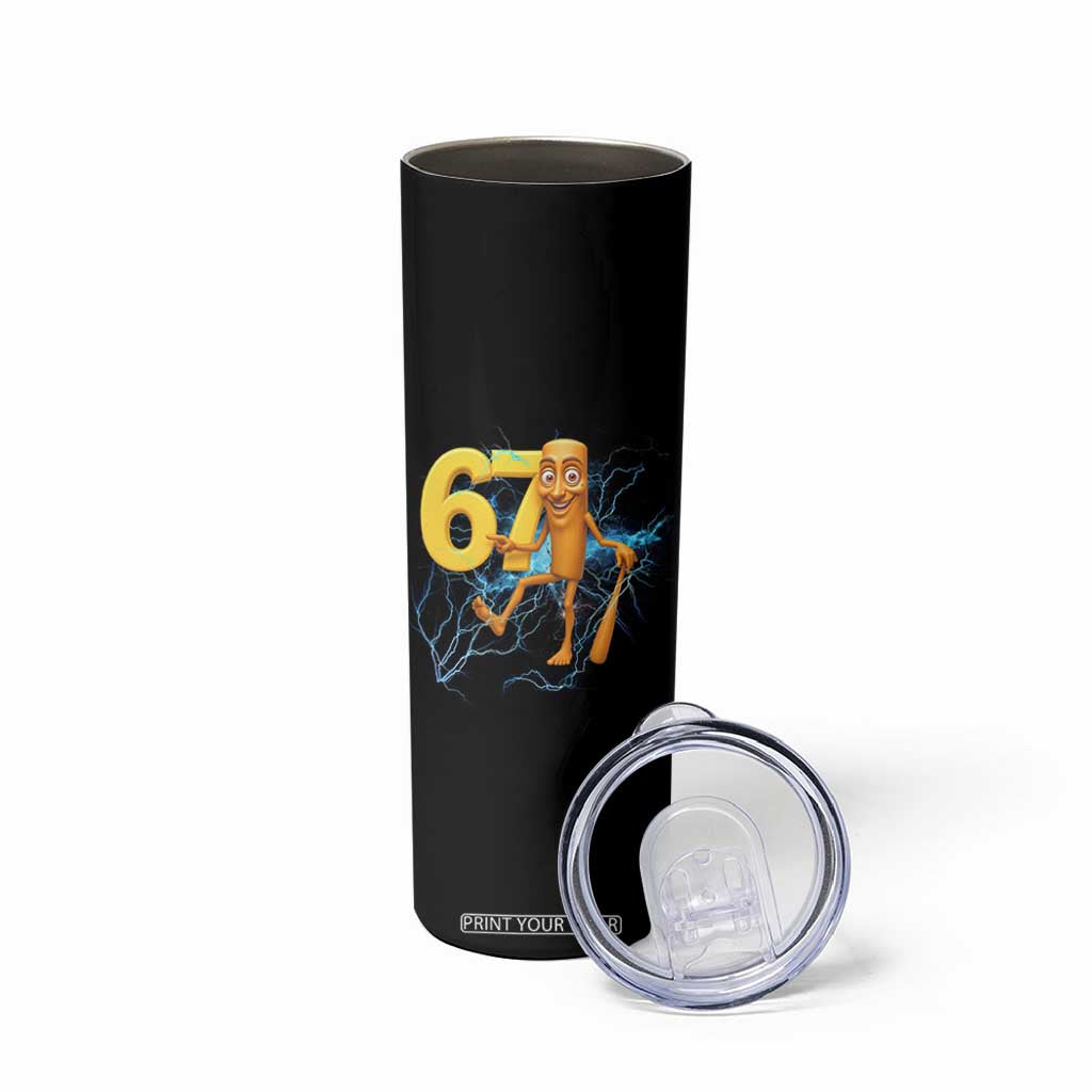 Tung Tung Sahur Six Seven Meme Skinny Tumbler Funny Gen Z Alpha Gift TS12 Print Your Wear