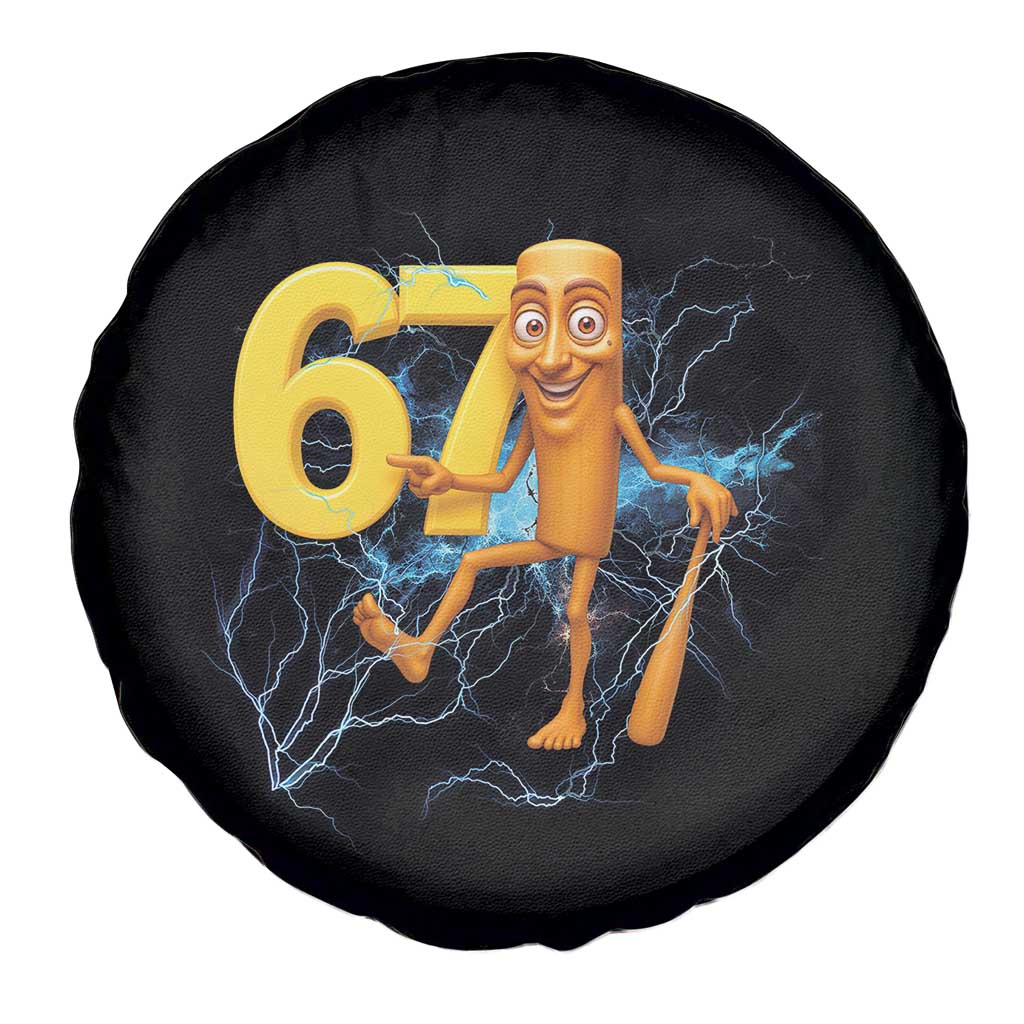 Tung Tung Sahur Six Seven Meme Spare Tire Cover Funny Gen Z Alpha Gift TS12 Print Your Wear