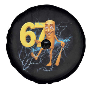 Tung Tung Sahur Six Seven Meme Spare Tire Cover Funny Gen Z Alpha Gift TS12 Print Your Wear
