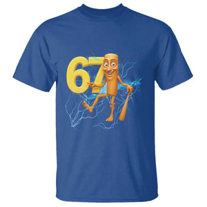 Tung Tung Sahur Six Seven Meme T Shirt Funny Gen Z Alpha Gift TS12 Royal Blue Print Your Wear