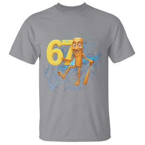 Tung Tung Sahur Six Seven Meme T Shirt Funny Gen Z Alpha Gift TS12 Sport Gray Print Your Wear