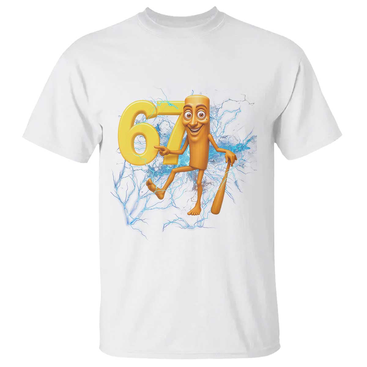 Tung Tung Sahur Six Seven Meme T Shirt Funny Gen Z Alpha Gift TS12 White Print Your Wear