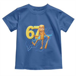 Tung Tung Sahur Six Seven Meme Toddler T Shirt Funny Gen Z Alpha Gift TS12 Royal Blue Print Your Wear