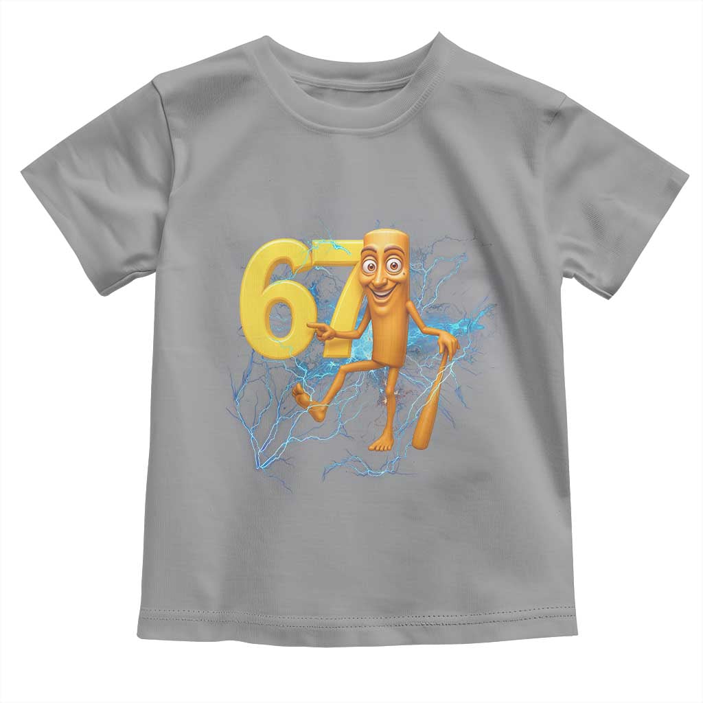 Tung Tung Sahur Six Seven Meme Toddler T Shirt Funny Gen Z Alpha Gift TS12 Sport Gray Print Your Wear