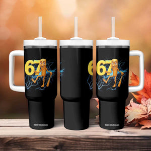 Tung Tung Sahur Six Seven Meme Tumbler With Handle Funny Gen Z Alpha Gift TS12 Print Your Wear