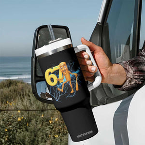 Tung Tung Sahur Six Seven Meme Tumbler With Handle Funny Gen Z Alpha Gift TS12 Print Your Wear