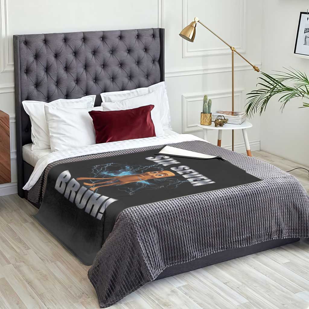 Tung Tung Sahur Six Seven Meme Throw Blanket Funny 67 Gen Alpha Gift TS12 Print Your Wear