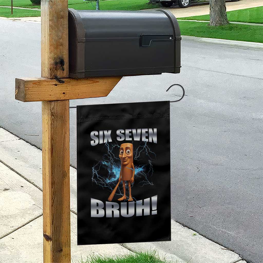 Tung Tung Sahur Six Seven Meme Garden Flag Funny 67 Gen Alpha Gift TS12 Print Your Wear