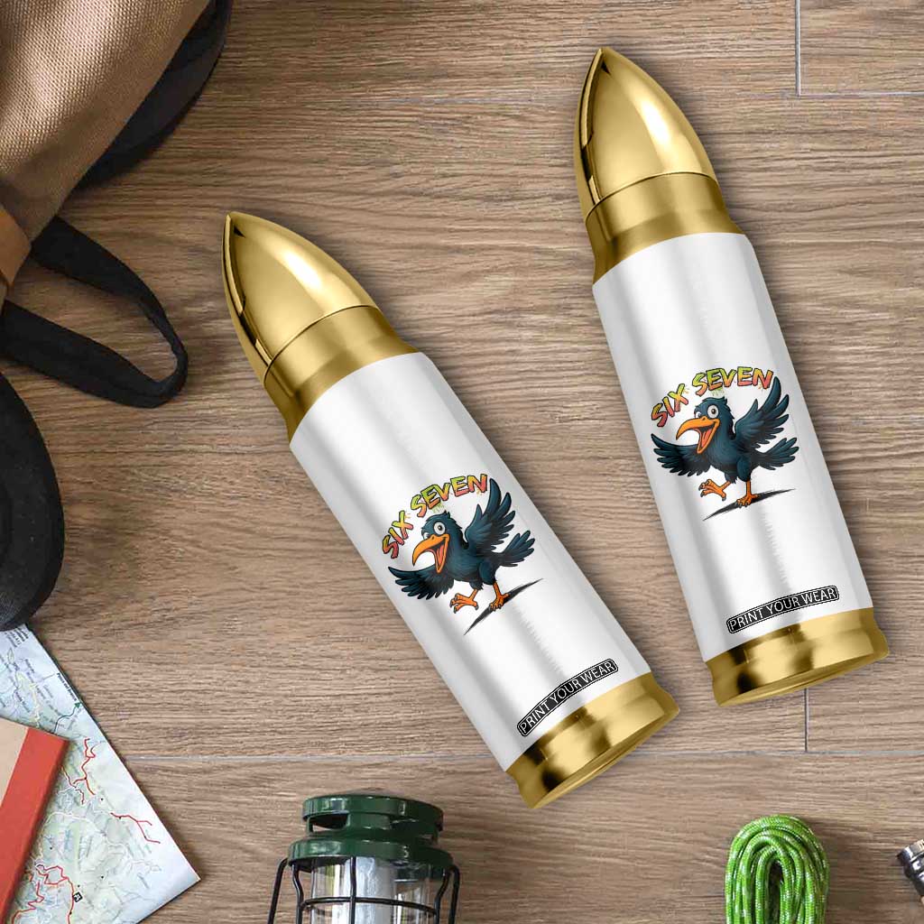Funny Raven Six Seven Meme Trending Gift Bullet Tumbler TS12 Print Your Wear