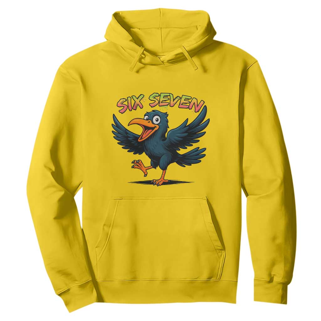 Funny Raven Six Seven Meme Trending Gift Hoodie TS12 Daisy Print Your Wear