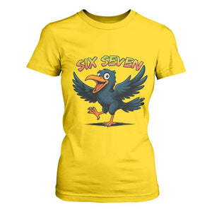 Funny Raven Six Seven Meme Trending Gift T Shirt For Women TS12 Daisy Print Your Wear