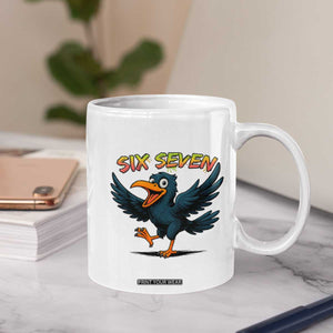 Funny Raven Six Seven Meme Trending Gift Coffee Mug TS12 Print Your Wear