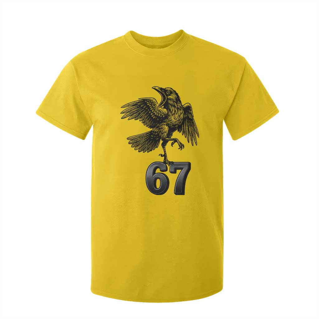 Funny Raven Brainrot Six Seven Meme Gift T Shirt For Kid TS12 Daisy Print Your Wear