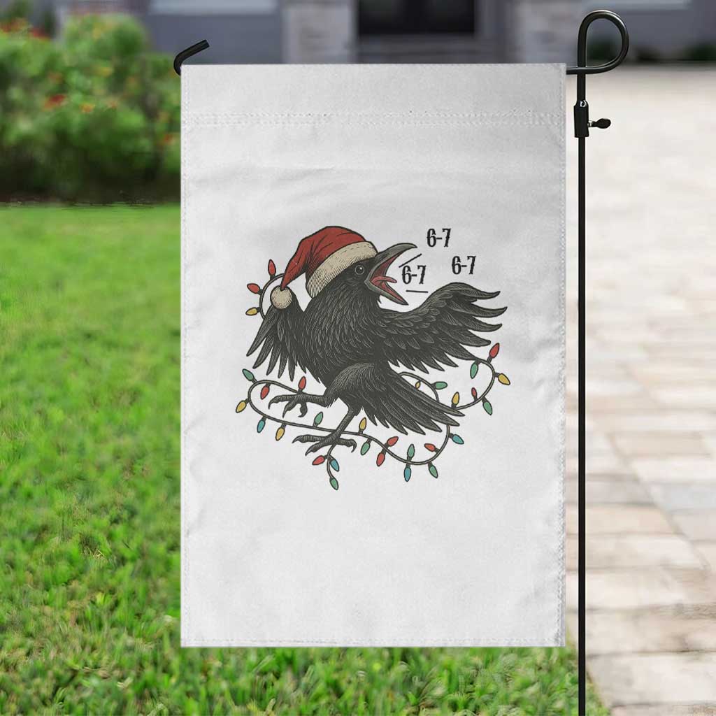 Funny Raven Six Seven Meme Garden Flag Christmas Gift For Gen Z TS12 Print Your Wear