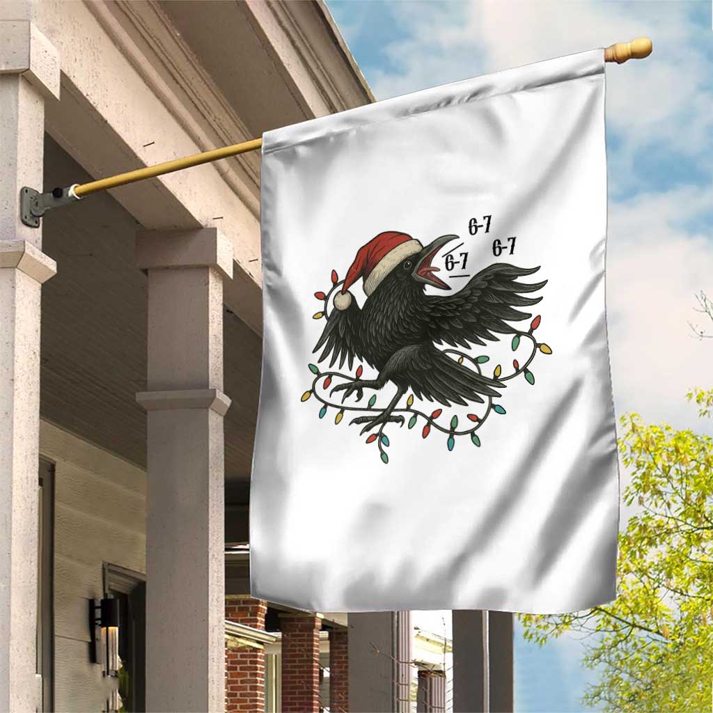 Funny Raven Six Seven Meme Garden Flag Christmas Gift For Gen Z TS12 Print Your Wear