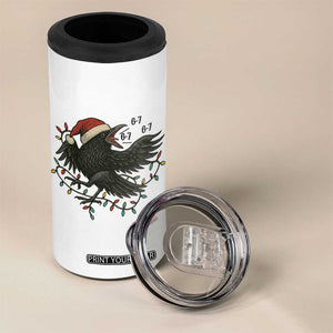 Funny Raven Six Seven Meme 4 in 1 Can Cooler Tumbler Christmas Gift For Gen Z TS12 Print Your Wear