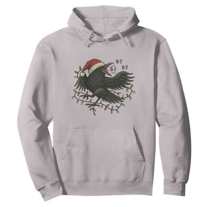 Funny Raven Six Seven Meme Hoodie Christmas Gift For Gen Z TS12 Ice Gray Print Your Wear