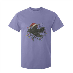 Funny Raven Six Seven Meme T Shirt For Kid Christmas Gift For Gen Z TS12 Violet Print Your Wear