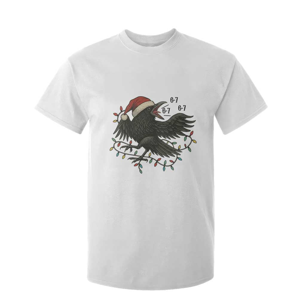 Funny Raven Six Seven Meme T Shirt For Kid Christmas Gift For Gen Z TS12 White Print Your Wear