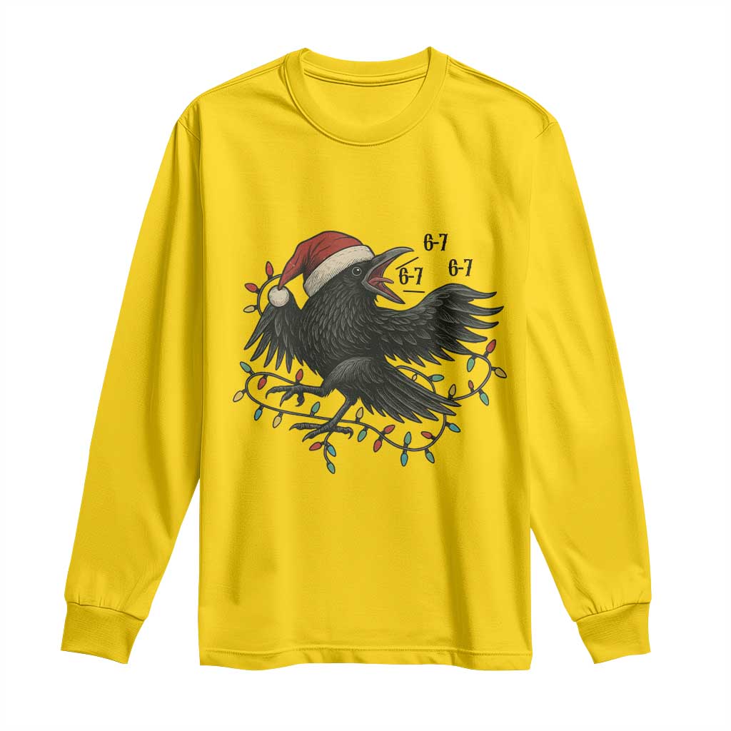 Funny Raven Six Seven Meme Long Sleeve Shirt Christmas Gift For Gen Z TS12 Daisy Print Your Wear