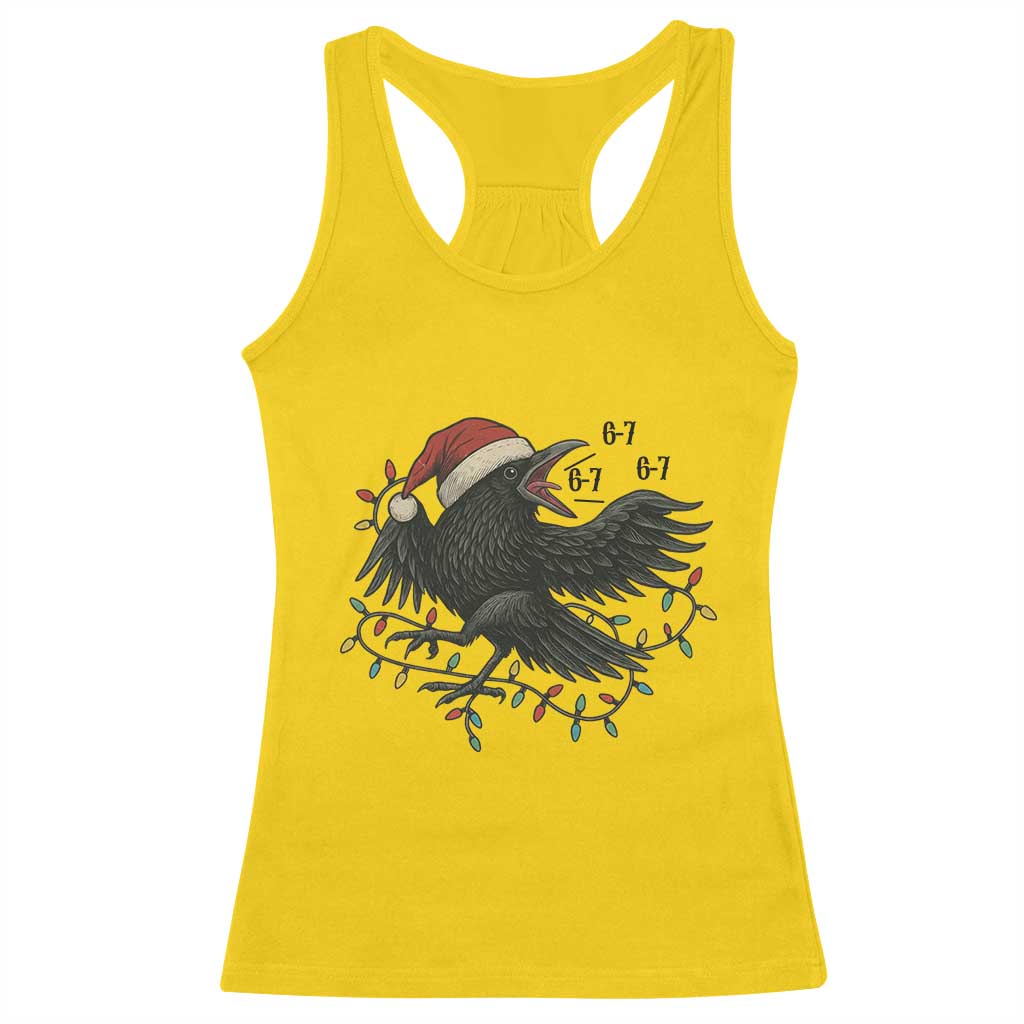 Funny Raven Six Seven Meme Racerback Tank Top Christmas Gift For Gen Z TS12 Daisy Print Your Wear