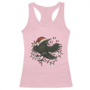 Funny Raven Six Seven Meme Racerback Tank Top Christmas Gift For Gen Z TS12 Light Pink Print Your Wear