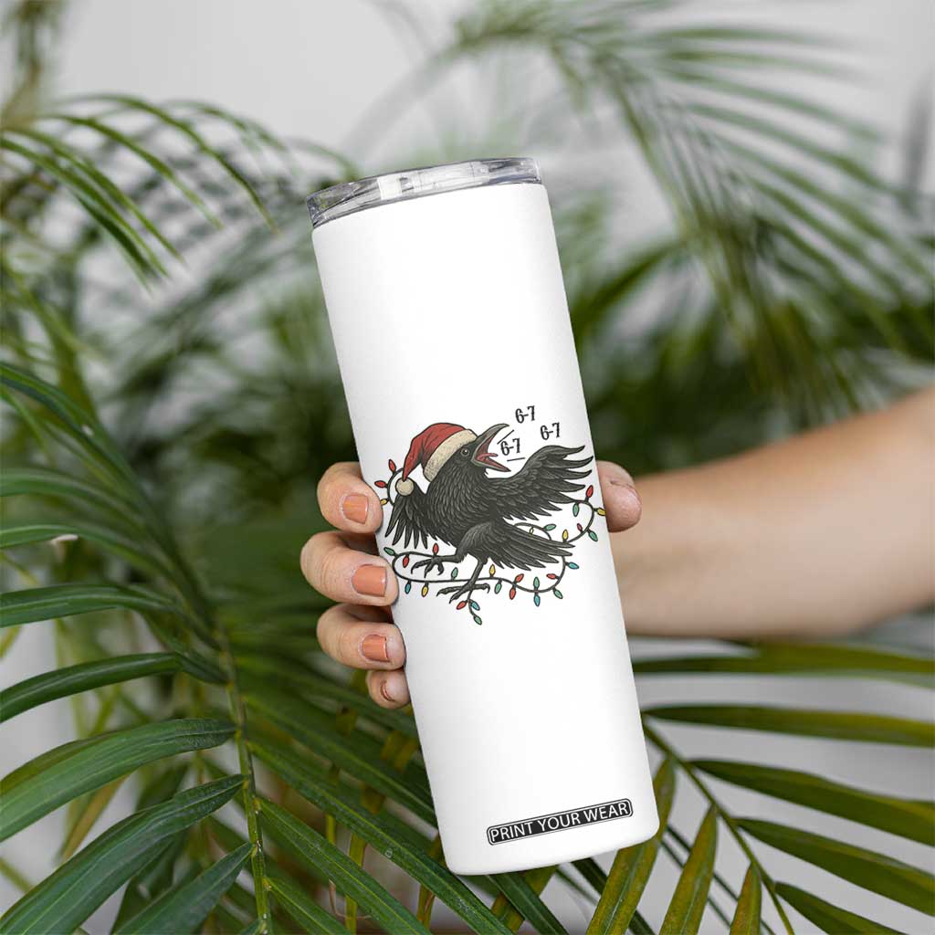 Funny Raven Six Seven Meme Skinny Tumbler Christmas Gift For Gen Z TS12 Print Your Wear