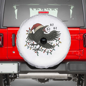 Funny Raven Six Seven Meme Spare Tire Cover Christmas Gift For Gen Z TS12 White Print Your Wear