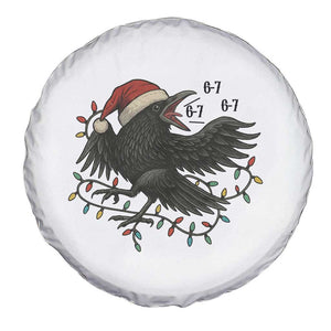 Funny Raven Six Seven Meme Spare Tire Cover Christmas Gift For Gen Z TS12 Print Your Wear