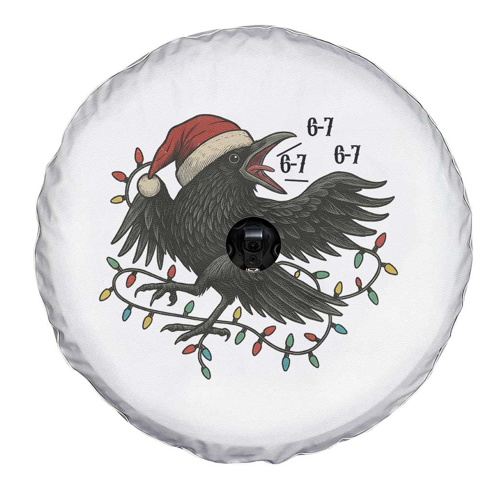 Funny Raven Six Seven Meme Spare Tire Cover Christmas Gift For Gen Z TS12 Print Your Wear