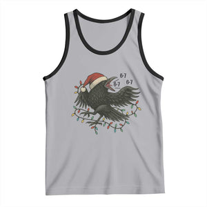 Funny Raven Six Seven Meme Tank Top Christmas Gift For Gen Z TS12 Athletic Heather Black Print Your Wear