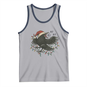 Funny Raven Six Seven Meme Tank Top Christmas Gift For Gen Z TS12 Athletic Heather Navy Print Your Wear