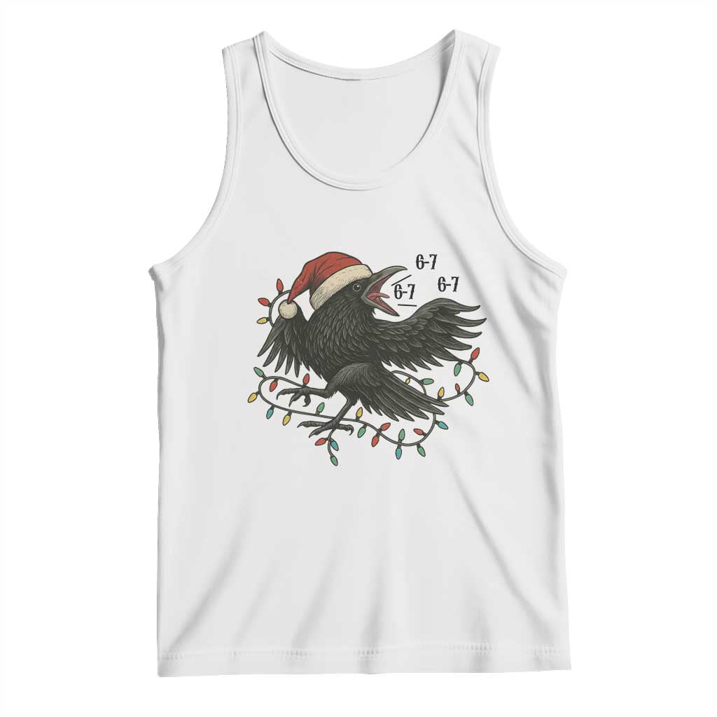 Funny Raven Six Seven Meme Tank Top Christmas Gift For Gen Z TS12 White Print Your Wear