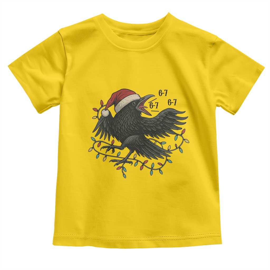 Funny Raven Six Seven Meme Toddler T Shirt Christmas Gift For Gen Z TS12 Daisy Print Your Wear