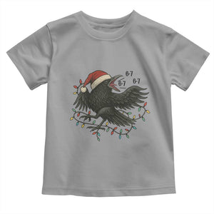 Funny Raven Six Seven Meme Toddler T Shirt Christmas Gift For Gen Z TS12 Sport Gray Print Your Wear