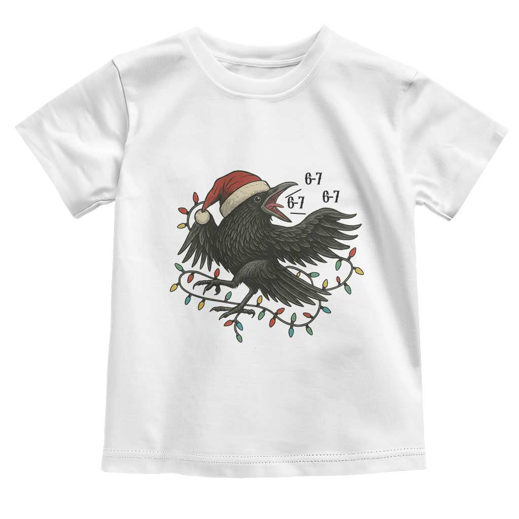 Funny Raven Six Seven Meme Toddler T Shirt Christmas Gift For Gen Z TS12 White Print Your Wear