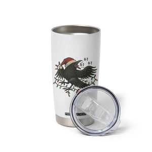 Funny Raven Six Seven Meme Tumbler Cup Christmas Gift For Gen Z TS12 Print Your Wear
