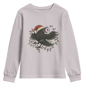 Funny Raven Six Seven Meme Youth Sweatshirt Christmas Gift For Gen Z TS12 Ice Gray Print Your Wear