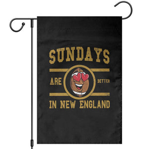 Sundays Are Better In NE Garden Flag Game Day Lover Gift TS12 Black Print Your Wear