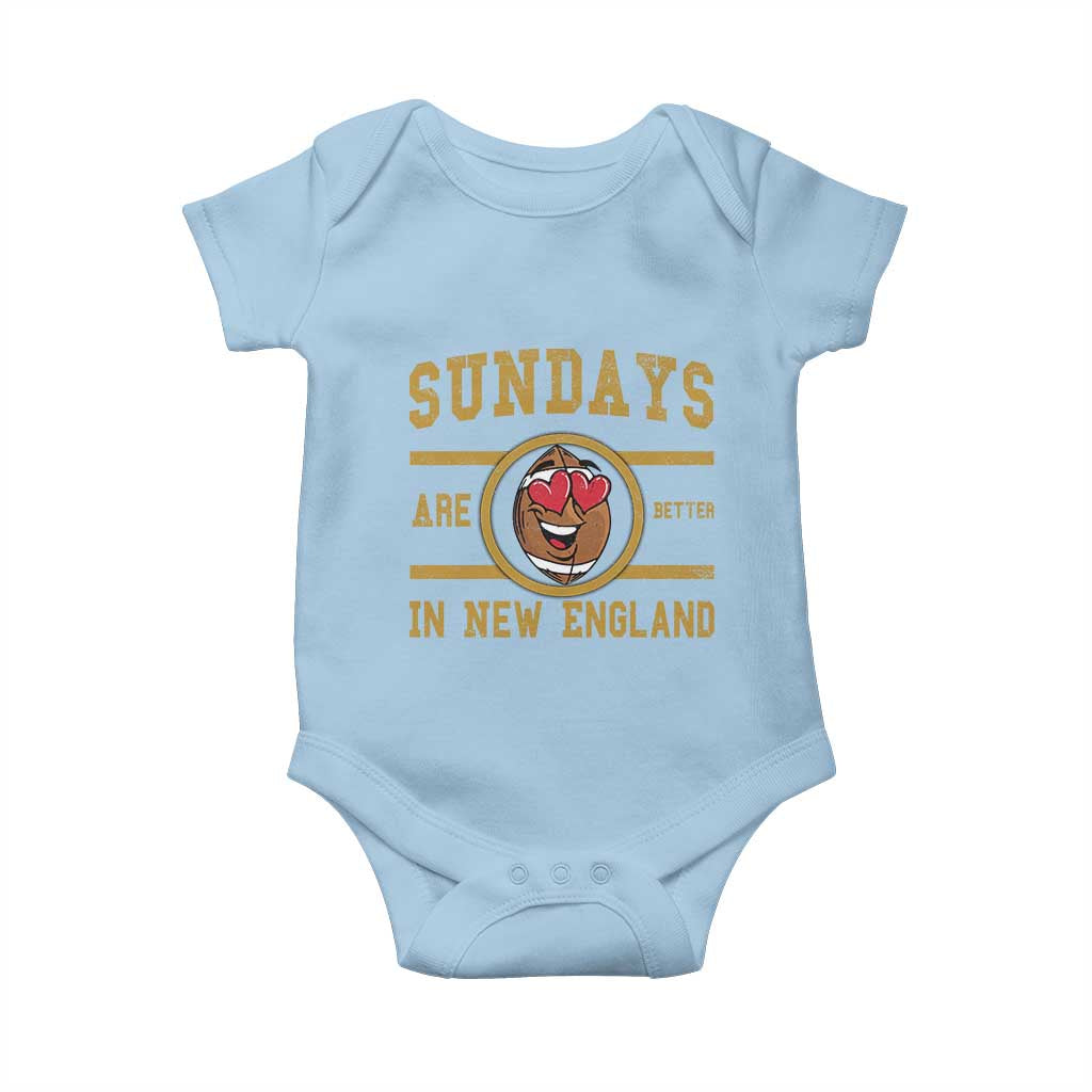 Sundays Are Better In NE Baby Onesie Game Day Lover Gift TS12 Light Blue Print Your Wear