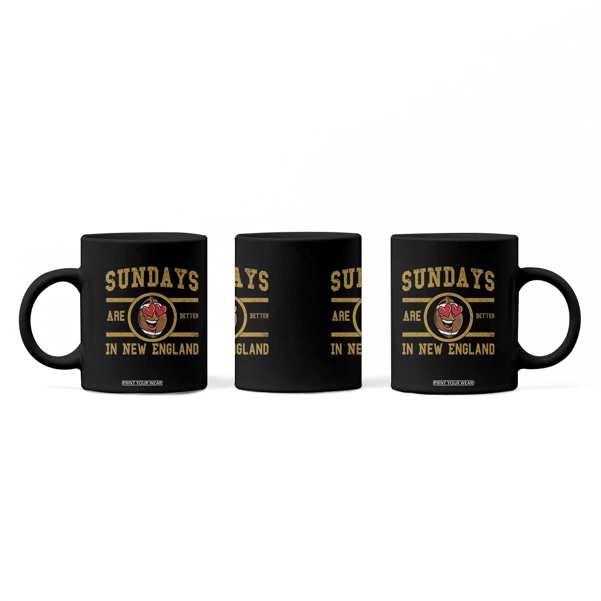 Sundays Are Better In NE Coffee Mug Game Day Lover Gift TS12 Print Your Wear