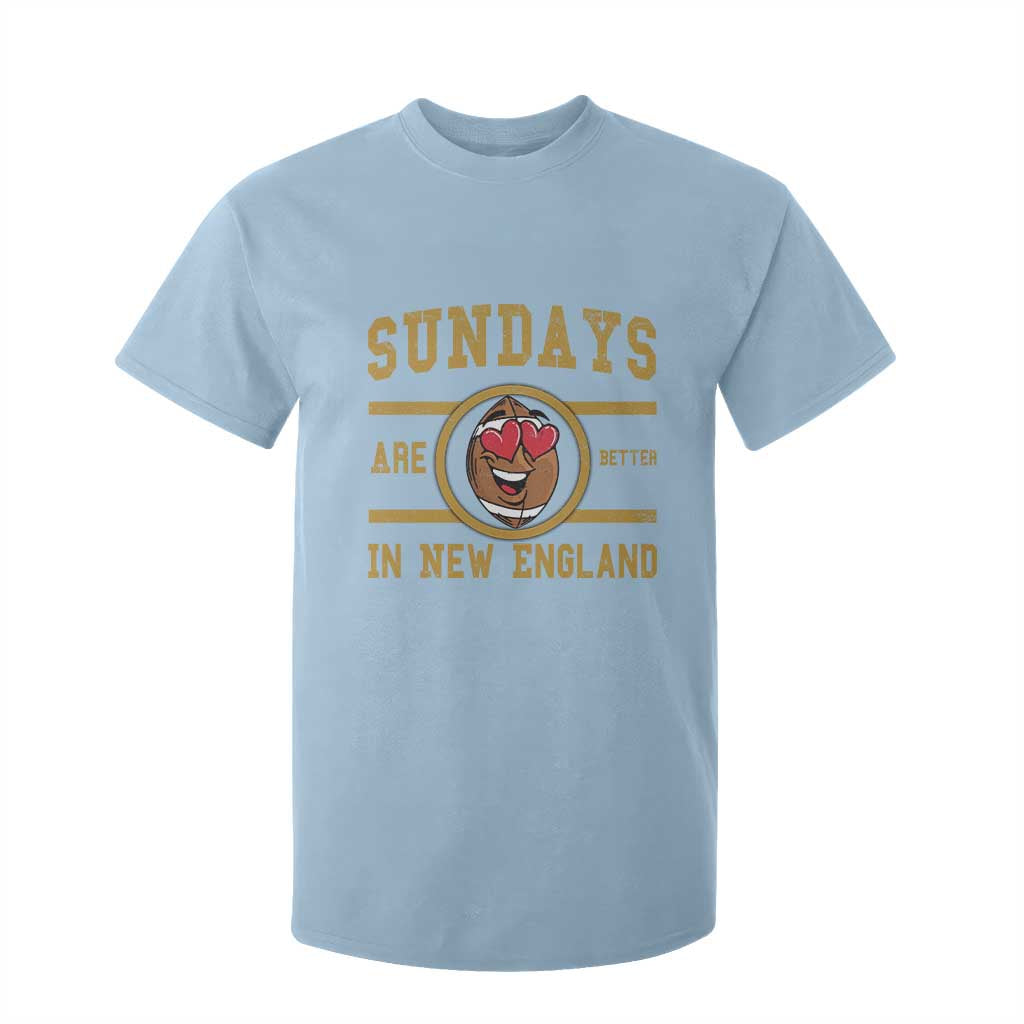 Sundays Are Better In NE T Shirt For Kid Game Day Lover Gift TS12 Light Blue Print Your Wear